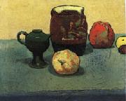 Earthenware Pot and Apples Emile Bernard